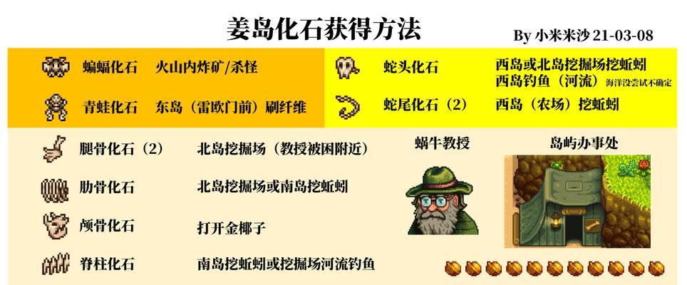 《星露谷物语》中姜岛前往方法详解（探索远古文明）