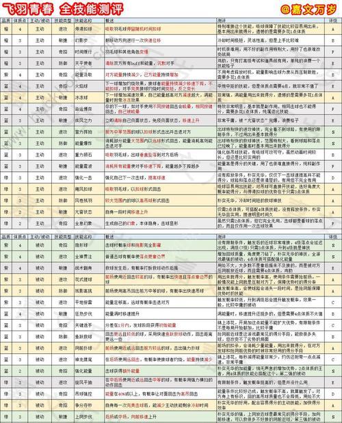 以飞羽青春技能玩法搭配，挑战极限飞行高手（探索飞羽青春技能玩法）